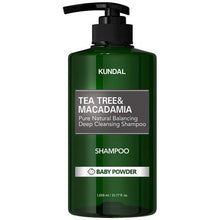 Load image into Gallery viewer, KUNDAL Tea Tree & Macadamia Deep Cleansing Shampoo Baby Powder 1058ml