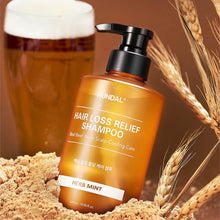 Load image into Gallery viewer, KUNDAL HAIR LOSS RELIEF SHAMPOO Real Beer Yeast Scalp Cooling Care 500ml