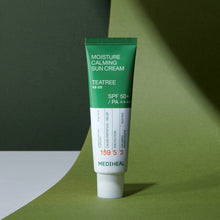 Load image into Gallery viewer, MEDIHEAL Moisture Calming Sun Cream Tea Tree 50ml (SPF 50+, PA++++)