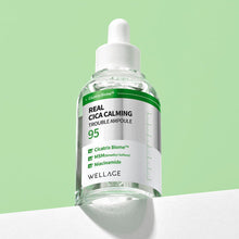 Load image into Gallery viewer, WELLAGE Real Cica Calming 95 Trouble Ampoule 50ml