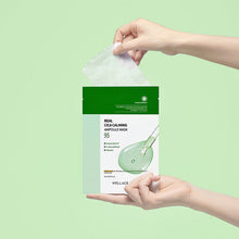 Load image into Gallery viewer, WELLAGE Real Cica Calming Ampoule Mask Sheet 20ml X 10P