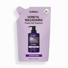 Load image into Gallery viewer, KUNDAL HONEY & MACADAMIA Nature Shampoo (Refill) 400ml #WHITE MUSK