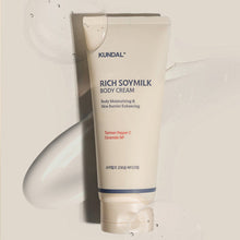 Load image into Gallery viewer, KUNDAL RICH SOYMILK BODY CREAM 200ml #Mellow Vanilla