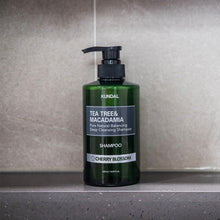 Load image into Gallery viewer, KUNDAL Tea Tree & Macadamia Deep Cleansing Shampoo 1058ml #CHERRY BLOSSOM