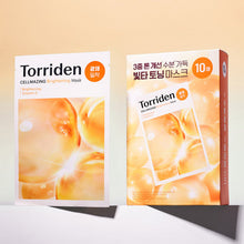 Load image into Gallery viewer, Torriden Cellmazing Vita C Brightening Mask Sheet 26ml X 10ea