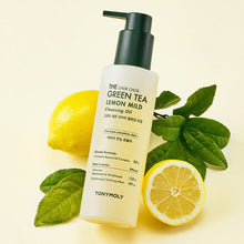 Load image into Gallery viewer, TONYMOLY The Chok Chok Green Tea Lemon Mild Cleansing Oil 200ml