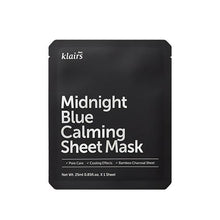 Load image into Gallery viewer, KLAIRS Midnight Blue Calming Sheet Mask 25mL x 5ea