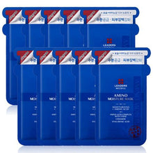 Load image into Gallery viewer, LEADERS MEDIU AMINO MOISTURE MASK Sheet 25ml x 10ea