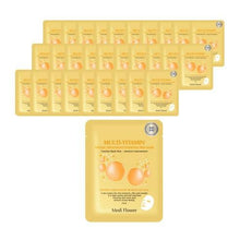Load image into Gallery viewer, Mediflower Special Treatment Enerzing Skin Sheet Mask Multi Vitamin 23ml x 30ea