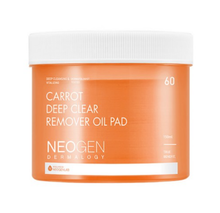 Load image into Gallery viewer, NEOGEN Dermalogy Carrot Deep Clear Remover Oil Pad 60 Sheets