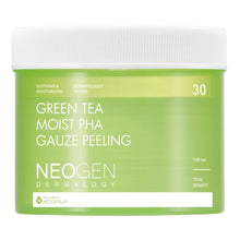 Load image into Gallery viewer, NEOGEN Dermalogy Green Tea Moist PHA Gauze Peeling 30 Sheets