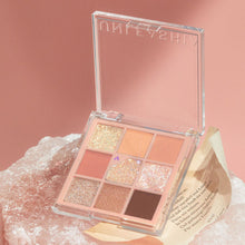 Load image into Gallery viewer, UNLEASHIA Glitterpedia Eye Palette 6.6g #N°3 All Of Coral Pink