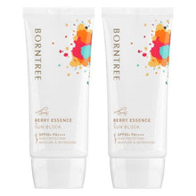 Load image into Gallery viewer, BORNTREE Berry Essence Sun Block SPF50+ PA+++ 50ml + 50ml
