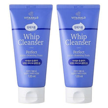Load image into Gallery viewer, VITAHALO Perfect Micro Whip Cleansing Foam 120ml X 2ea