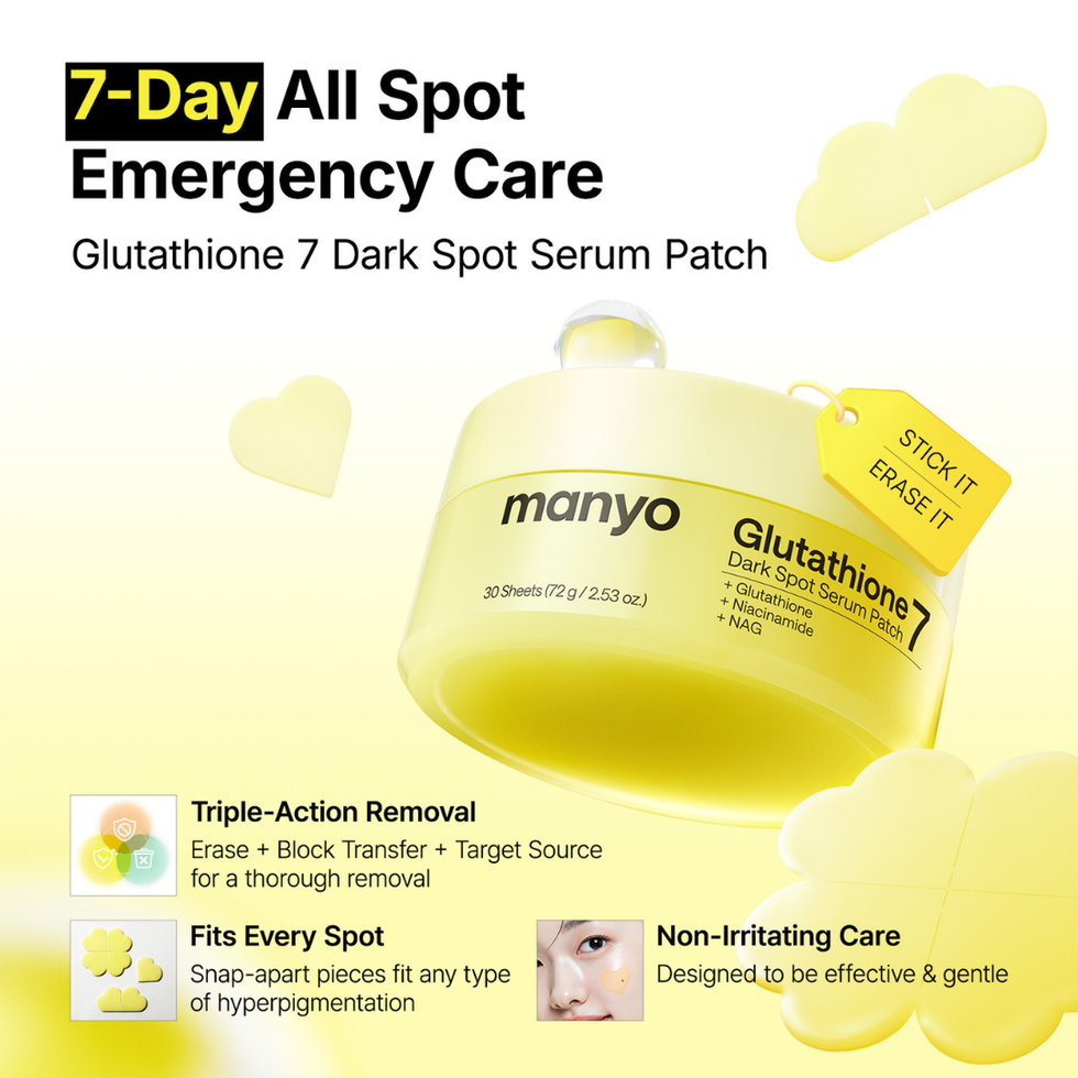 [MANYO FACTORY] Glutathione 7 Dark Spot Serum Patch 72g/30ea