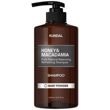 Load image into Gallery viewer, KUNDAL HONEY &amp; MACADAMIA Natural Shampoo (Baby Powder) 1058ml
