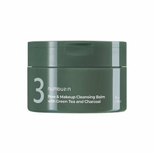 Load image into Gallery viewer, numbuzin No.3 Pore &amp; Makeup Cleansing Balm with Green Tea and Charcoal 85g
