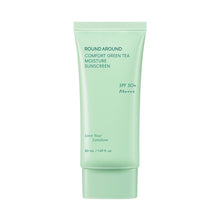 Load image into Gallery viewer, ROUND AROUND Comfort Green Tea Moisture Sunscreen SFP50+ PA++++ 50ml
