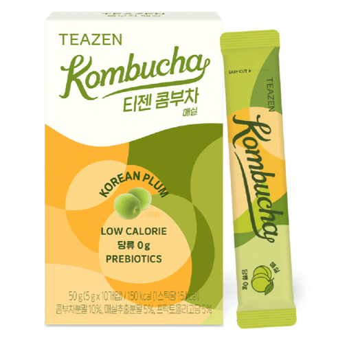 [TEAZEN] Kombucha Korean Plum (10 Sticks)