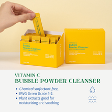 Load image into Gallery viewer, [JEJU INDI] Vitamin C Bubble Powder Cleanser 30ea
