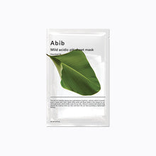 Load image into Gallery viewer, Abib Mild acidic pH sheet mask Heartleaf fit 30ml
