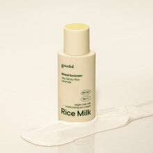 Load image into Gallery viewer, goodal Vegan Rice Milk Moisturizing Sun Cream 50ml [SPF50+ PA++++]
