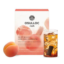 Load image into Gallery viewer, OSULLOC Sunset Peach Cold Brew Tea  (20ea)
