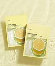 Anua Green Lemon Vita C Blemish Serum Mask 25ml X 10ea
