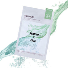 Load image into Gallery viewer, MEDIHEAL Derma Synergy Wrapping Mask Sheet 10P #Tea tree X Cica
