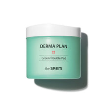 Load image into Gallery viewer, The SAEM Derma Plan Green Trouble Pad 145ml(70ea)
