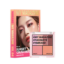 Load image into Gallery viewer, 16BRAND My Magazine Shadow Palette 7.5g (10colors)
