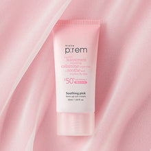 Load image into Gallery viewer, make p:rem Soothing Pink Tone Up Sun Cream SPF 50+ PA++++  50ml
