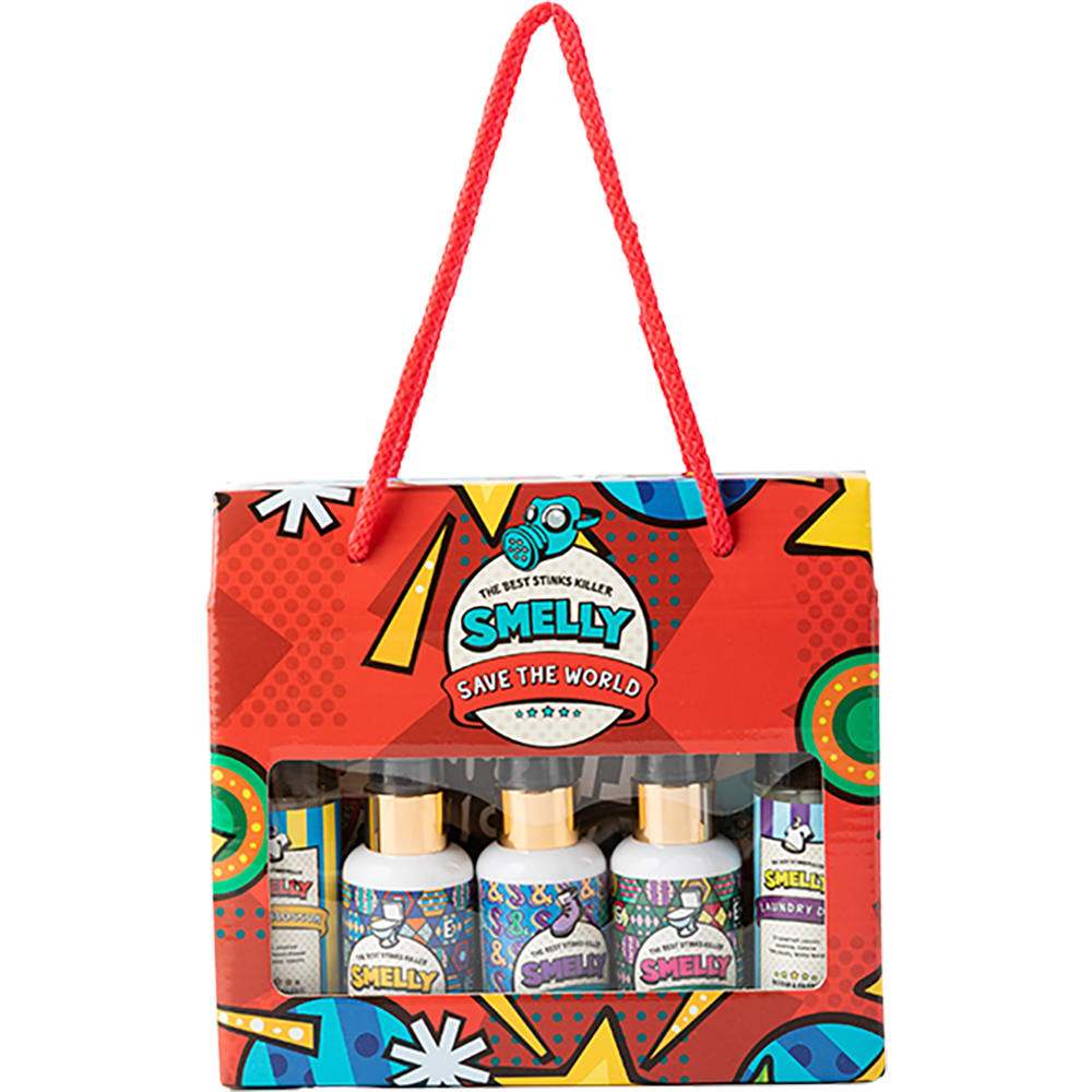 SMELLY Toilet Spray Gift Box SET (BLUE)