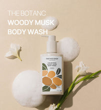 Load image into Gallery viewer, THE FACE SHOP THE BOTANIC WOODY MUSK BODY WASH 350ml
