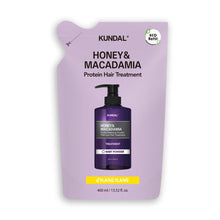 Load image into Gallery viewer, KUNDAL HONEY &amp; MACADAΜΙΑ Protein Hair Treatment (Refill) 400ml #YLANG YLANG
