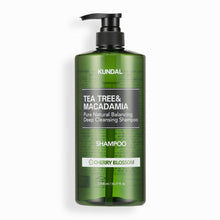 Load image into Gallery viewer, KUNDAL Tea Tree &amp; Macadamia Deep Cleansing Shampoo 1058ml #CHERRY BLOSSOM
