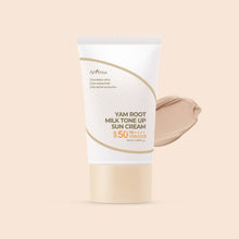 Load image into Gallery viewer, Isntree YAM ROOT MILK TONE UP SUN CREAM 50ml SFP50+ PA++++
