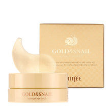 Load image into Gallery viewer, PETITFEE Gold Snail Hydrogel Eye Patch (1.4g X 60 Patches)
