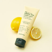 Load image into Gallery viewer, TONYMOLY The Chok Chok Green Tea Lemon Mild Cleansing Foam 150ml
