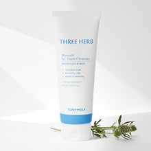 Load image into Gallery viewer, TONYMOLY THREE HERB Blemish AC Foam Cleanser 150ml
