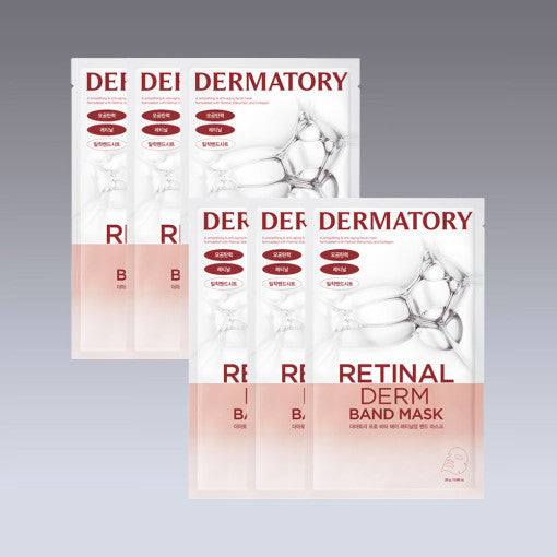 DERMATORY Retinal Derm Band Mask 28g X 6ea