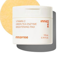 Load image into Gallery viewer, innisfree Vitamin C Green Tea Enzyme Brightening Pad 170ml (60 Pads)
