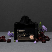 Load image into Gallery viewer, [MARY &amp; MAY] Premium Idebenone Blackberry Complex Essence Mask 250g (20ea)
