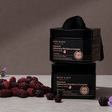 Load image into Gallery viewer, [MARY &amp; MAY] Premium Idebenone Blackberry Complex Essence Mask 250g (20ea)
