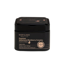 Load image into Gallery viewer, [MARY &amp; MAY] Premium Idebenone Blackberry Complex Essence Mask 250g (20ea)
