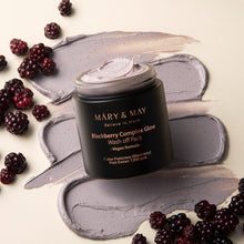 Load image into Gallery viewer, [MARY &amp; MAY] Vegan Blackberry Complex Glow Washoff Pack 125g
