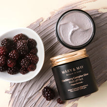 Load image into Gallery viewer, [MARY &amp; MAY] Vegan Blackberry Complex Glow Washoff Pack 125g
