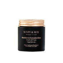 Load image into Gallery viewer, [MARY &amp; MAY] Vegan Blackberry Complex Glow Washoff Pack 125g
