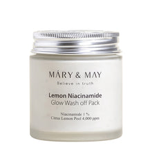 Load image into Gallery viewer, [MARY &amp; MAY] Vegan Lemon Niacinamide Glow Wash off Pack 125g

