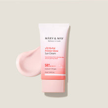 Load image into Gallery viewer, [MARY &amp; MAY] Vegan Primer Glow Sun Cream SPF50+ PA++++ 50ml
